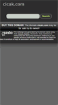 Mobile Screenshot of cicak.com