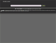 Tablet Screenshot of cicak.com